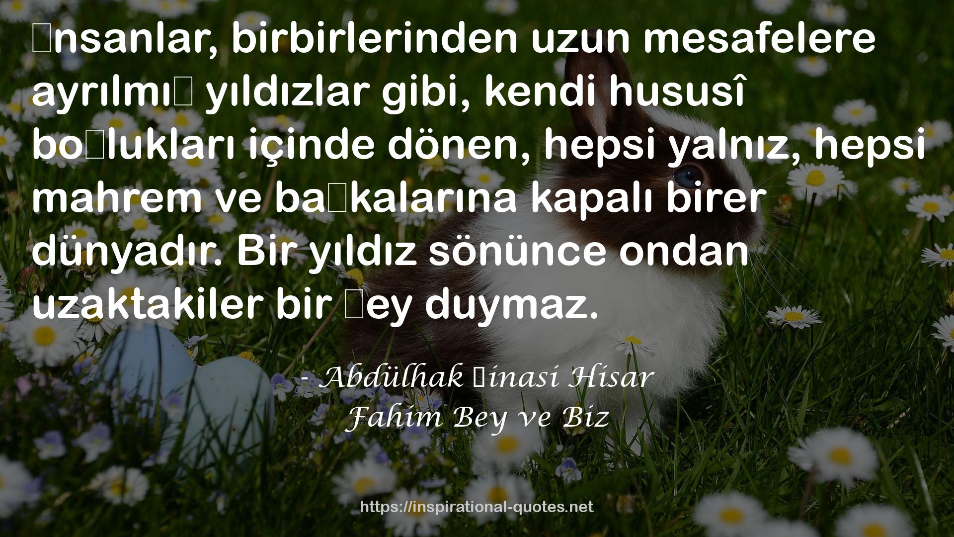 Fahim Bey ve Biz QUOTES