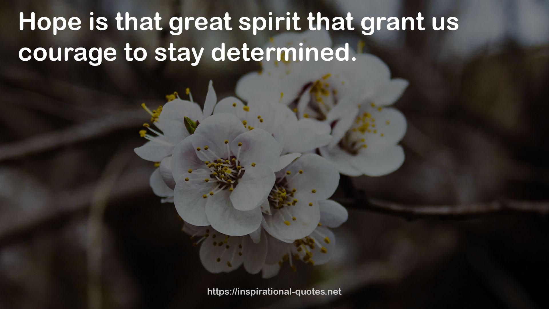 that great spirit  QUOTES