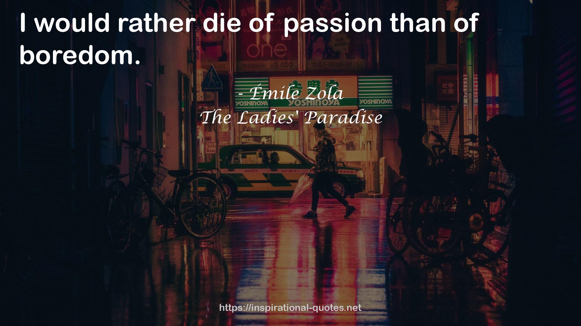The Ladies' Paradise QUOTES