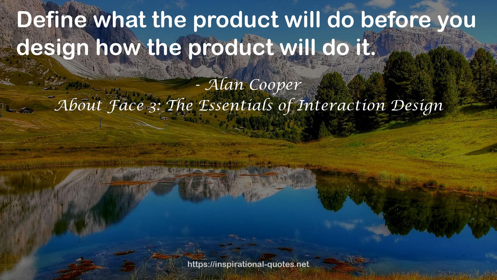 About Face 3: The Essentials of Interaction Design QUOTES