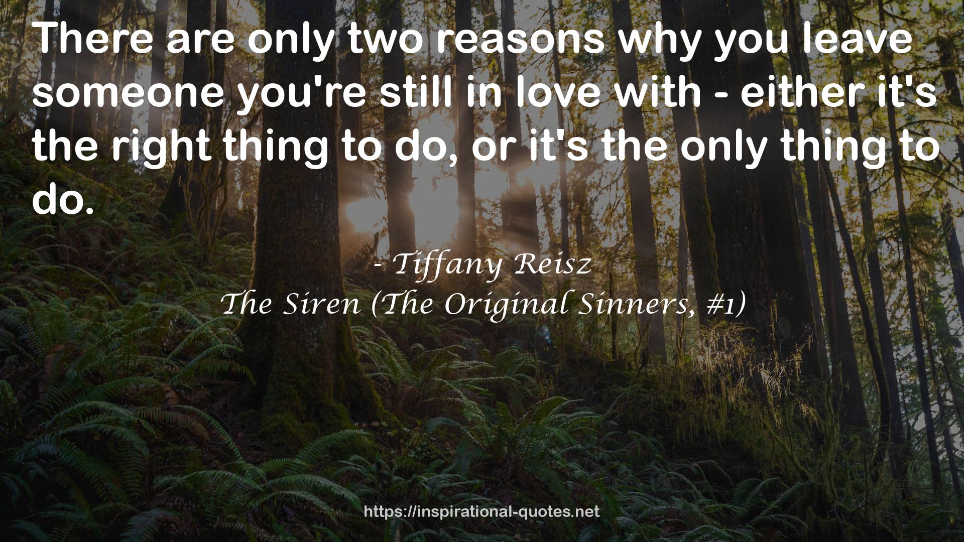 only two reasons  QUOTES