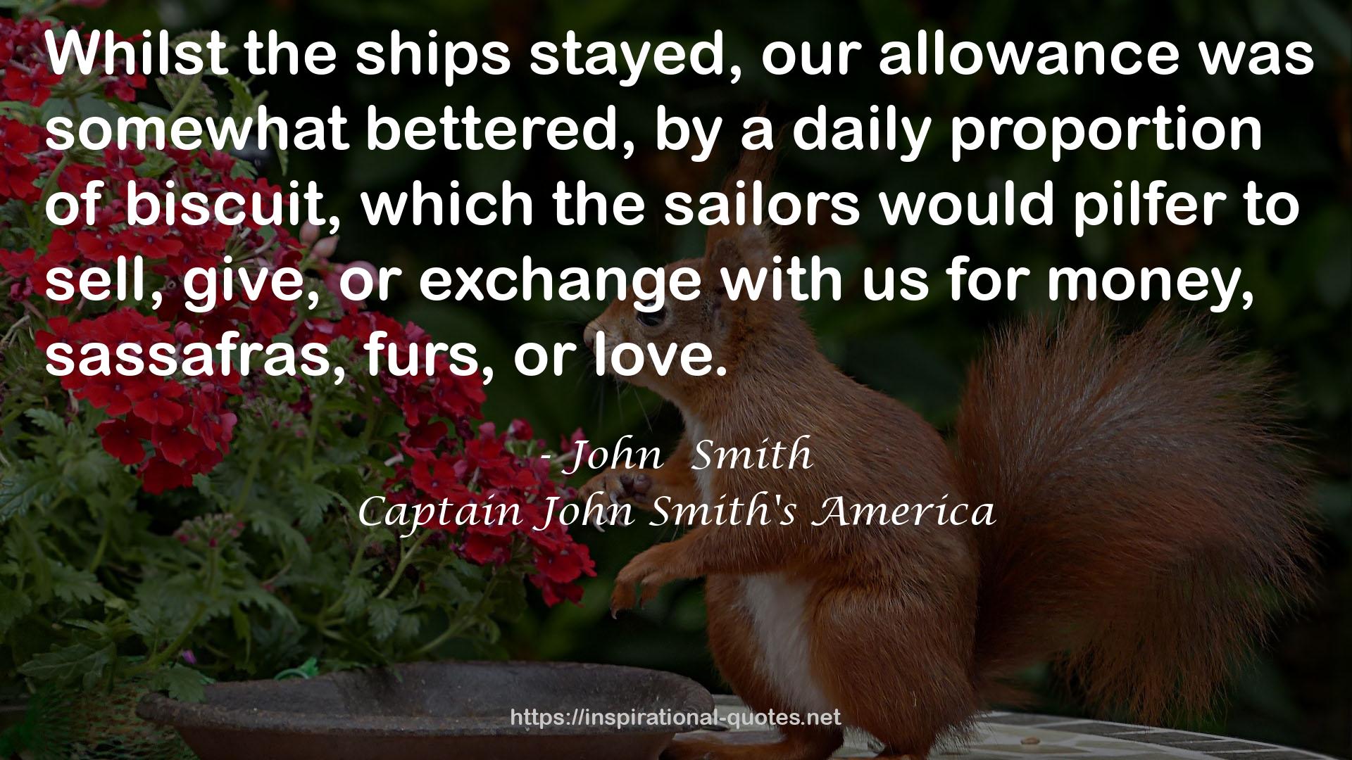 Captain John Smith's America QUOTES