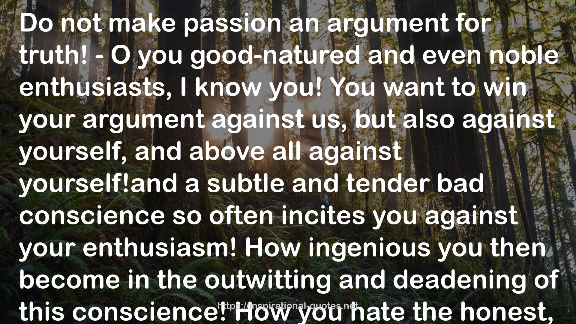 your argument  QUOTES