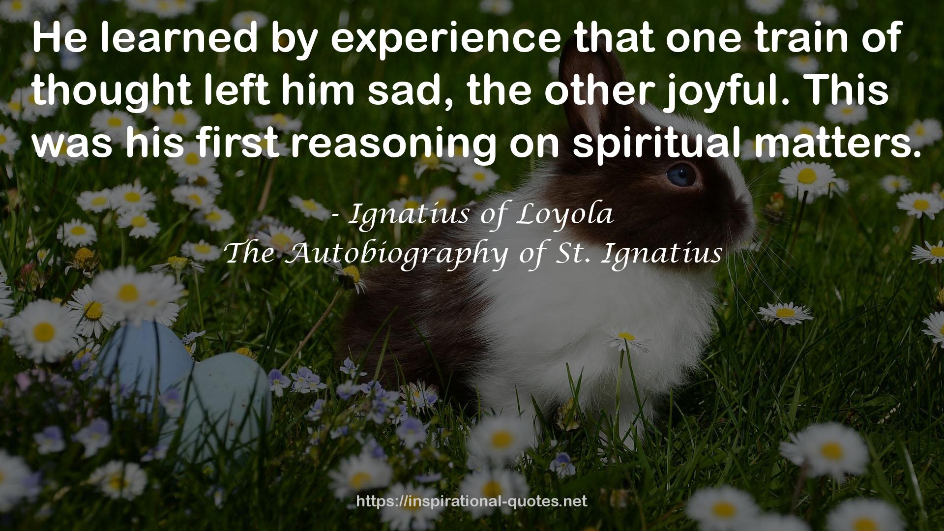 The Autobiography of St. Ignatius QUOTES