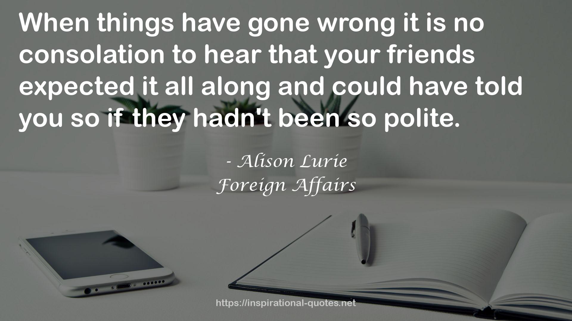 Alison Lurie QUOTES