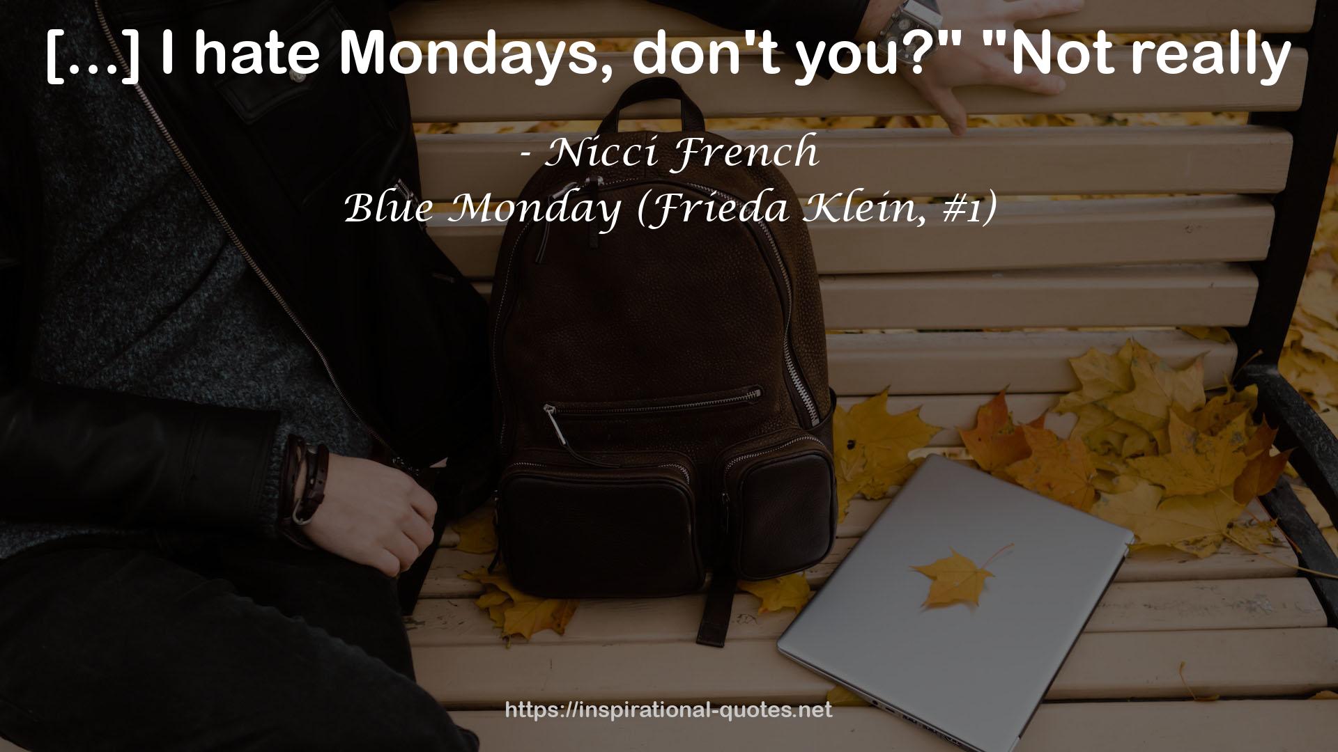 Nicci French QUOTES