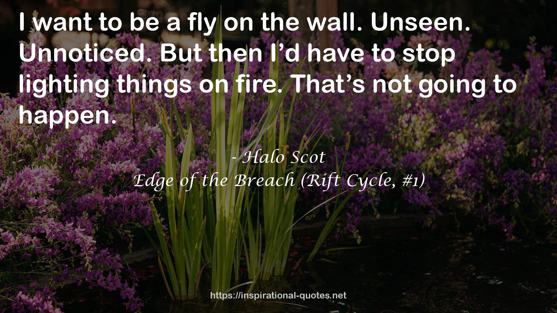 Edge of the Breach (Rift Cycle, #1) QUOTES