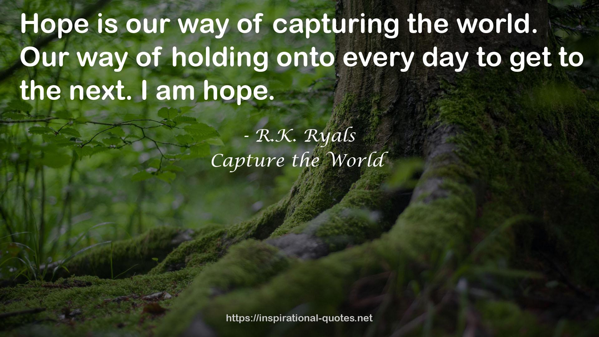 Capture the World QUOTES