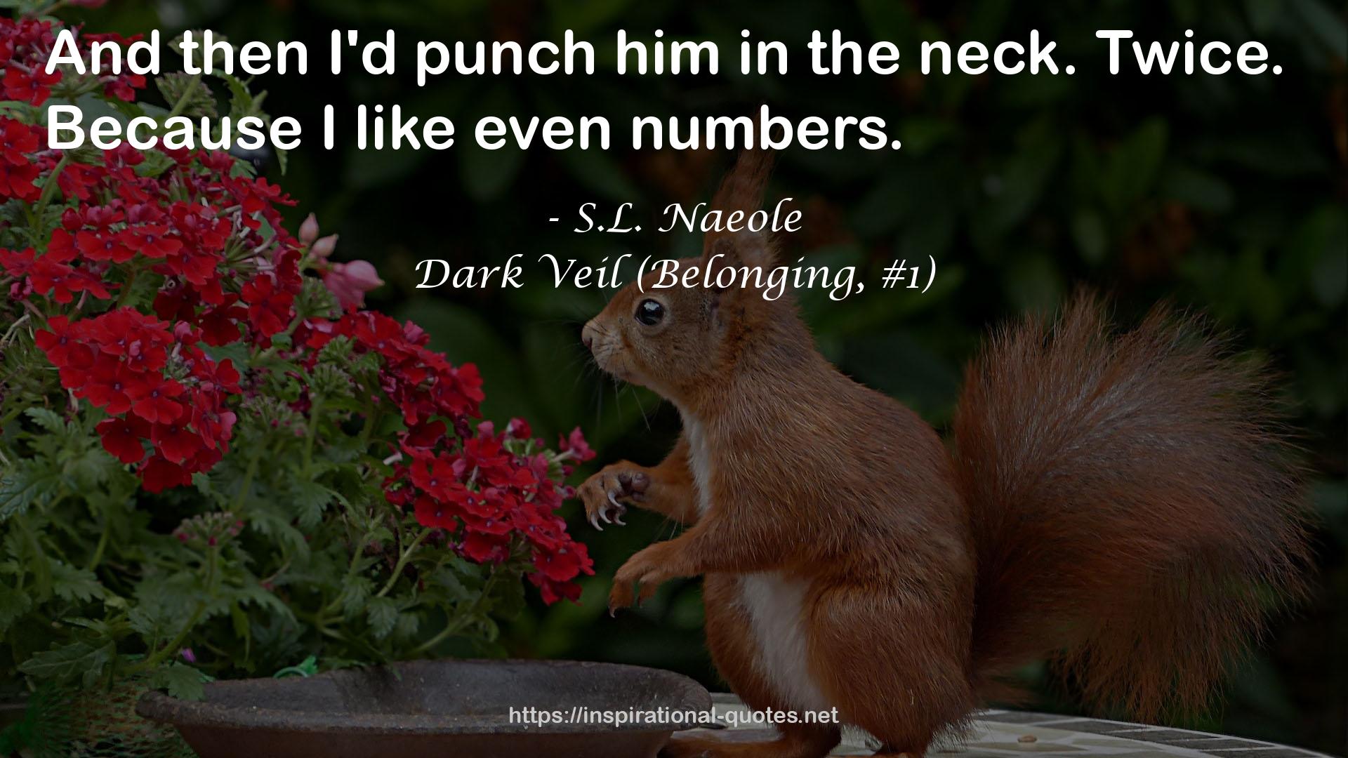 Dark Veil (Belonging, #1) QUOTES