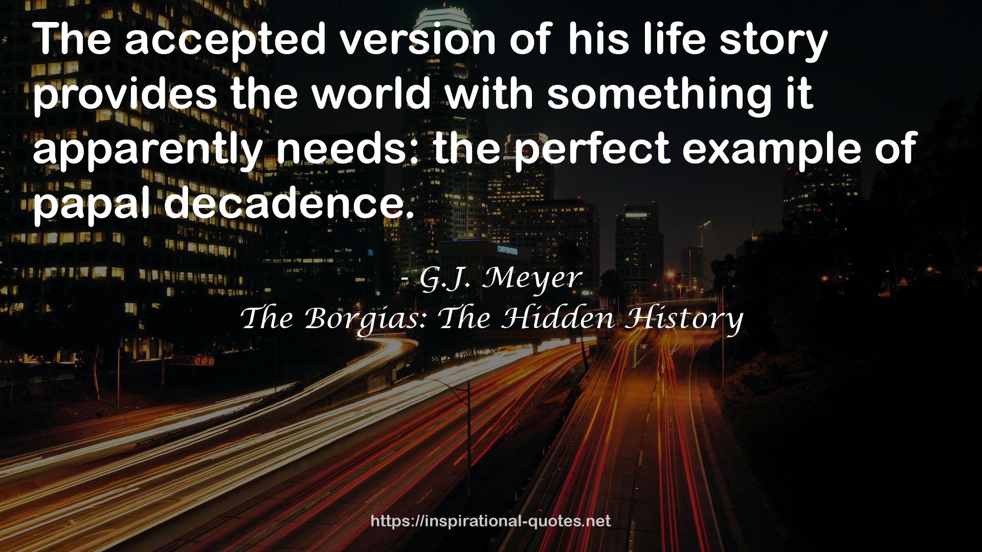 G.J. Meyer QUOTES