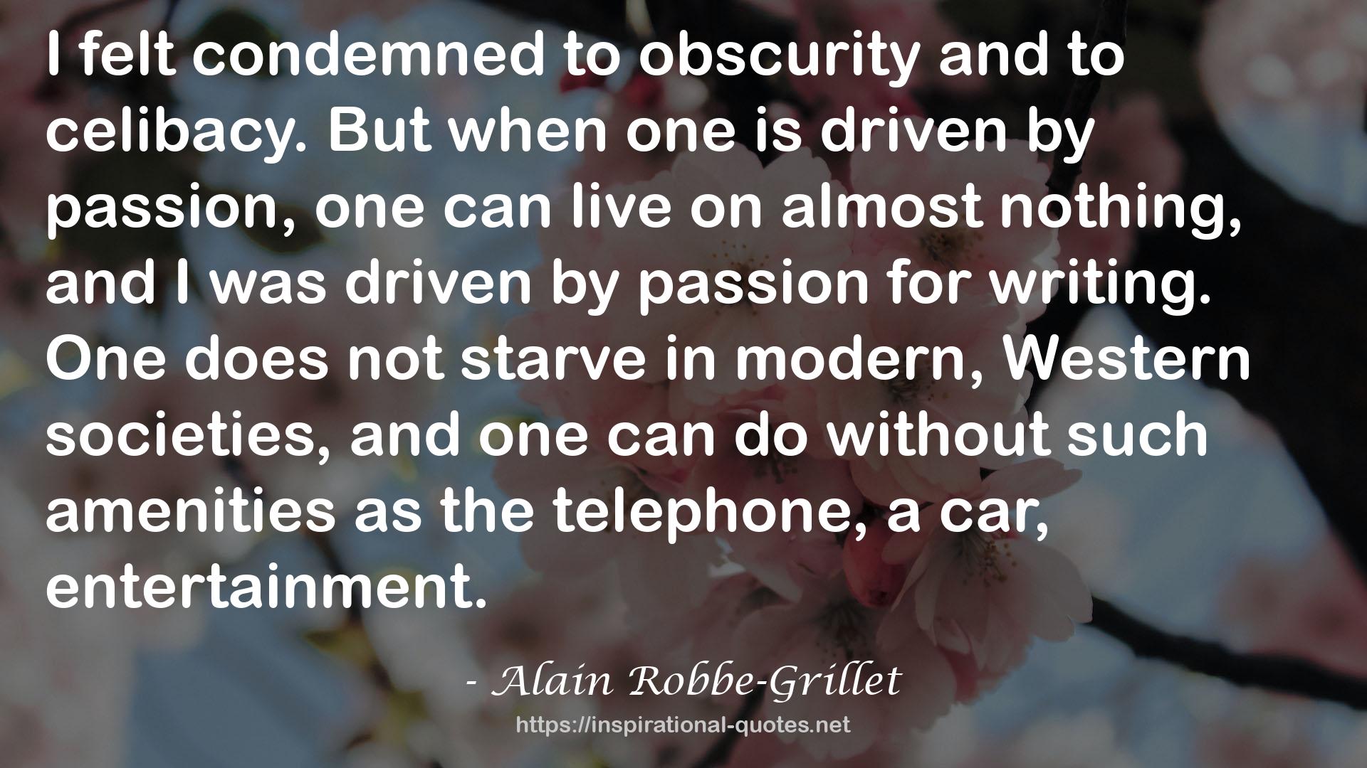Alain Robbe-Grillet QUOTES