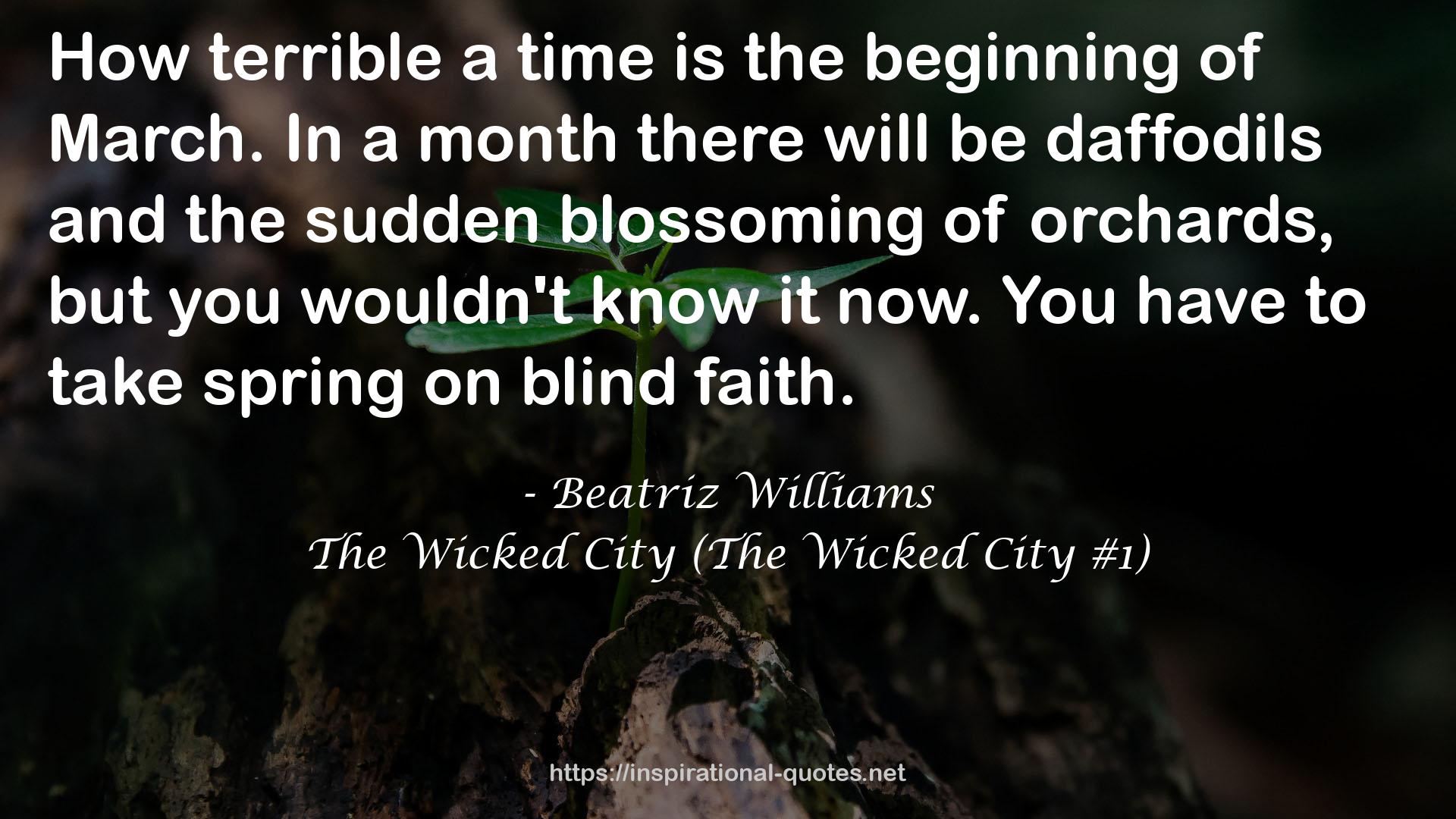 The Wicked City (The Wicked City #1) QUOTES
