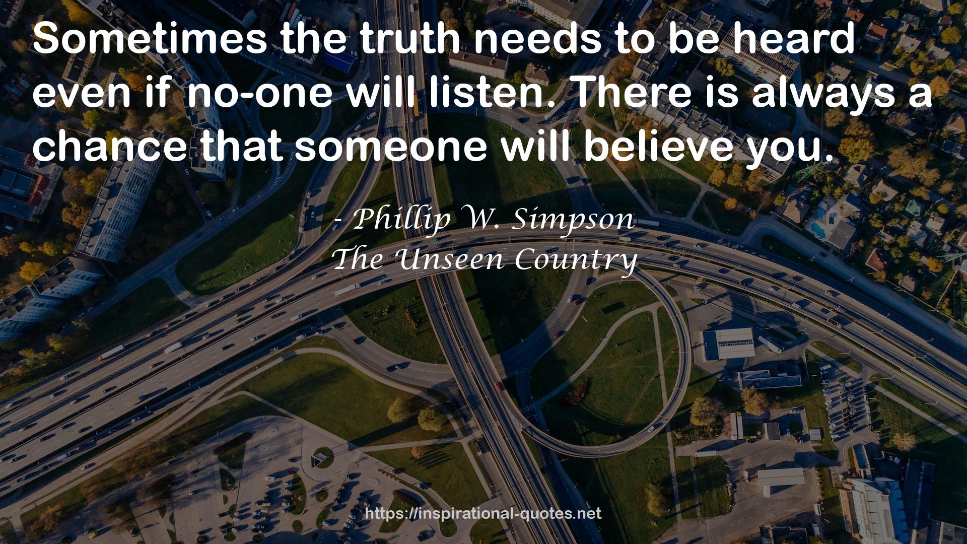 The Unseen Country QUOTES