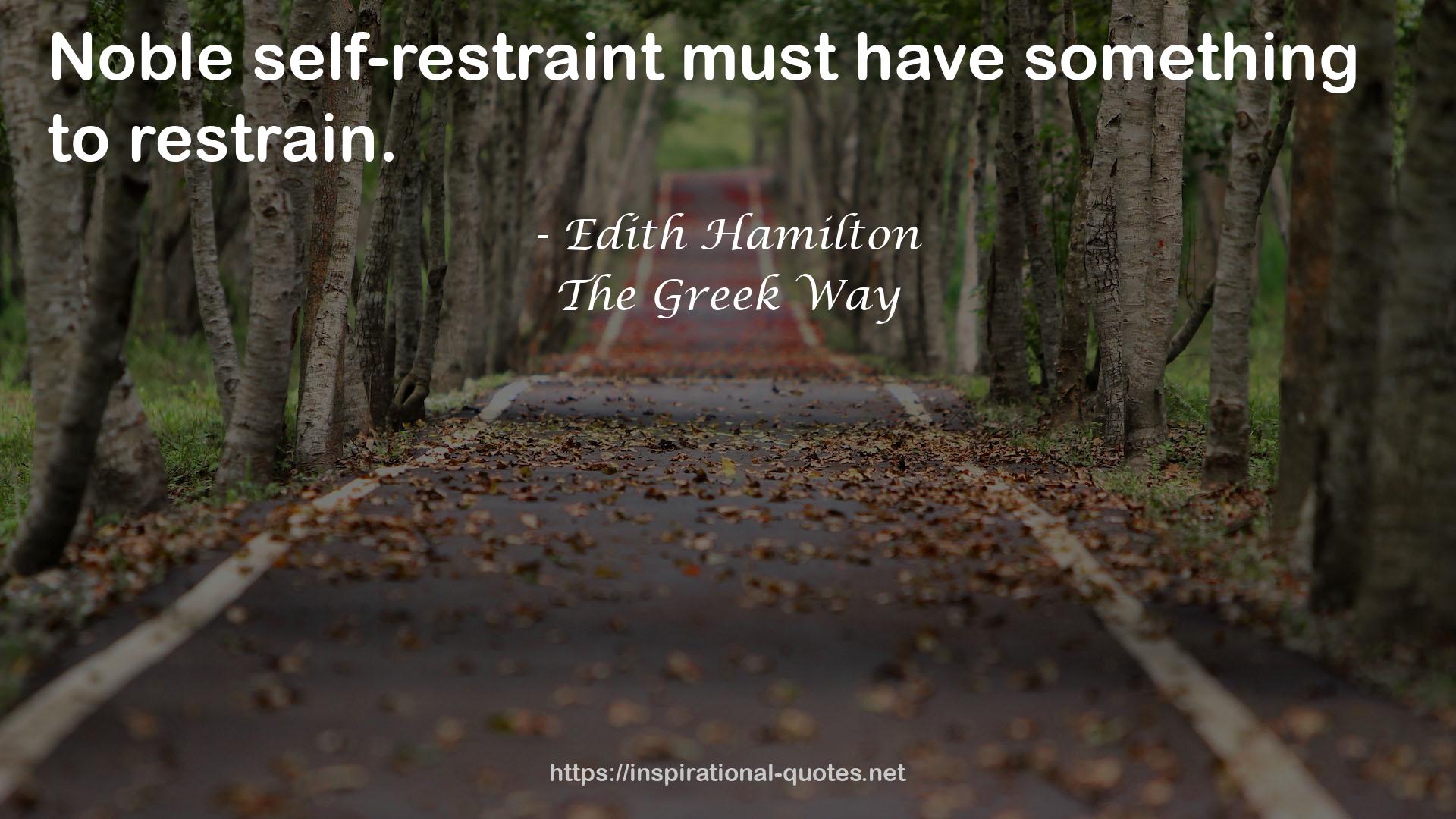 The Greek Way QUOTES