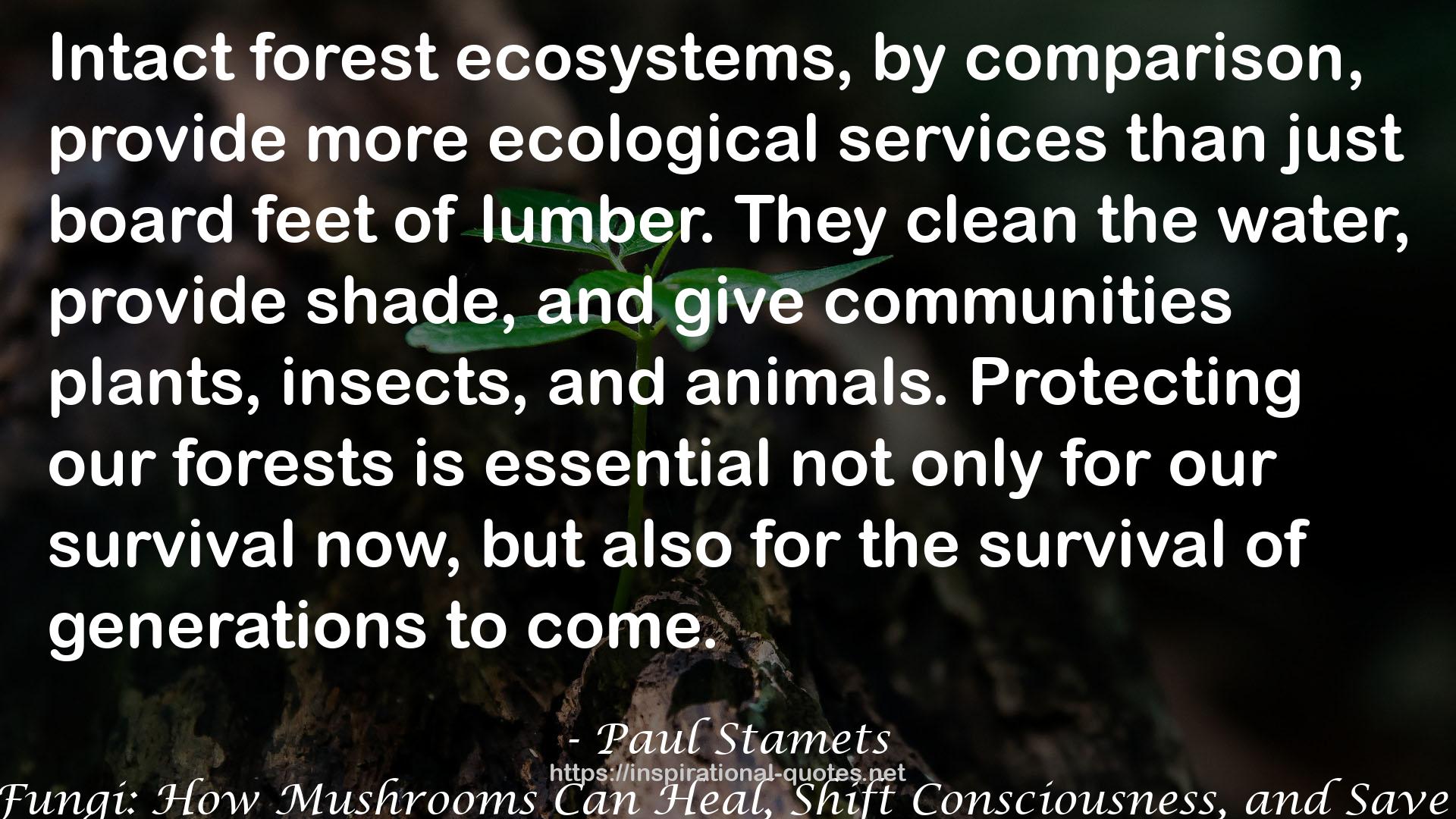 Paul Stamets QUOTES