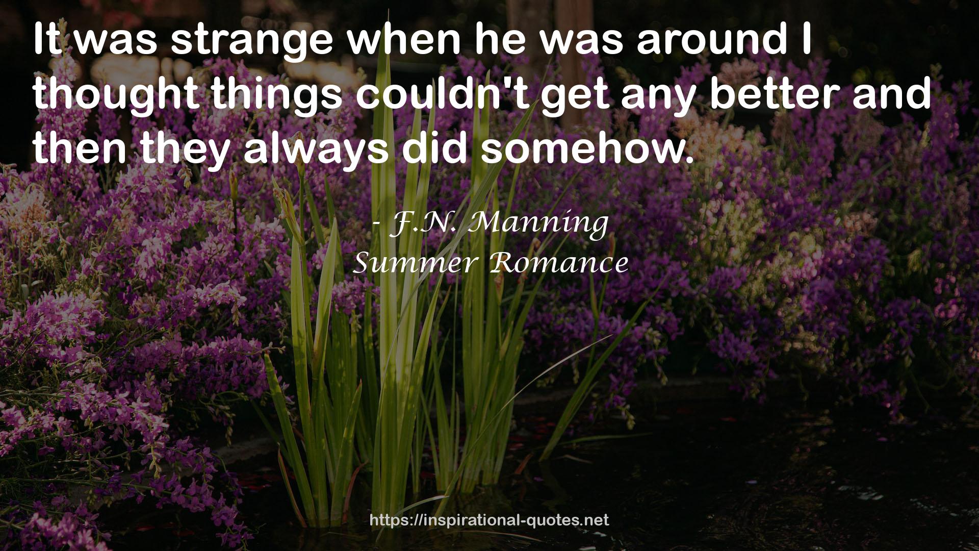 Summer Romance QUOTES