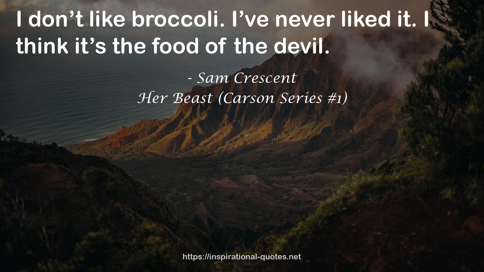 Her Beast (Carson Series #1) QUOTES