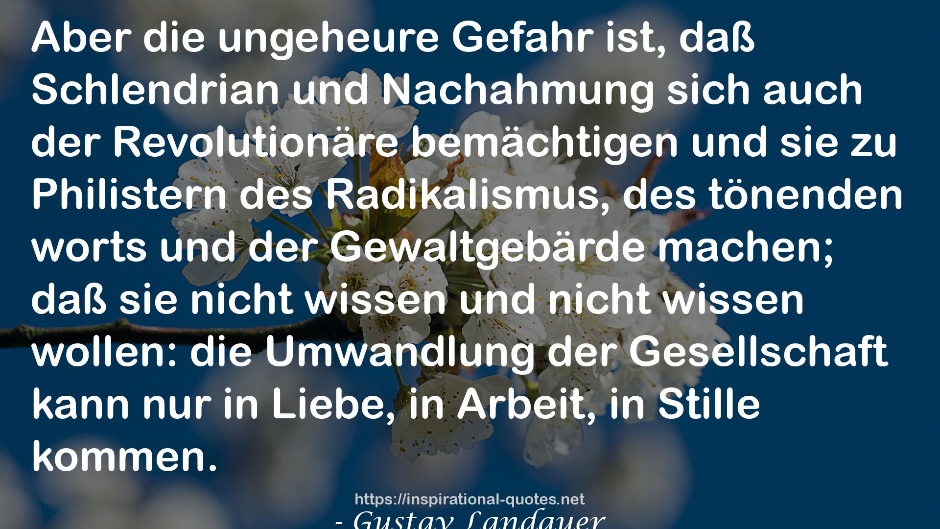 Aufruf zum Sozialismus QUOTES