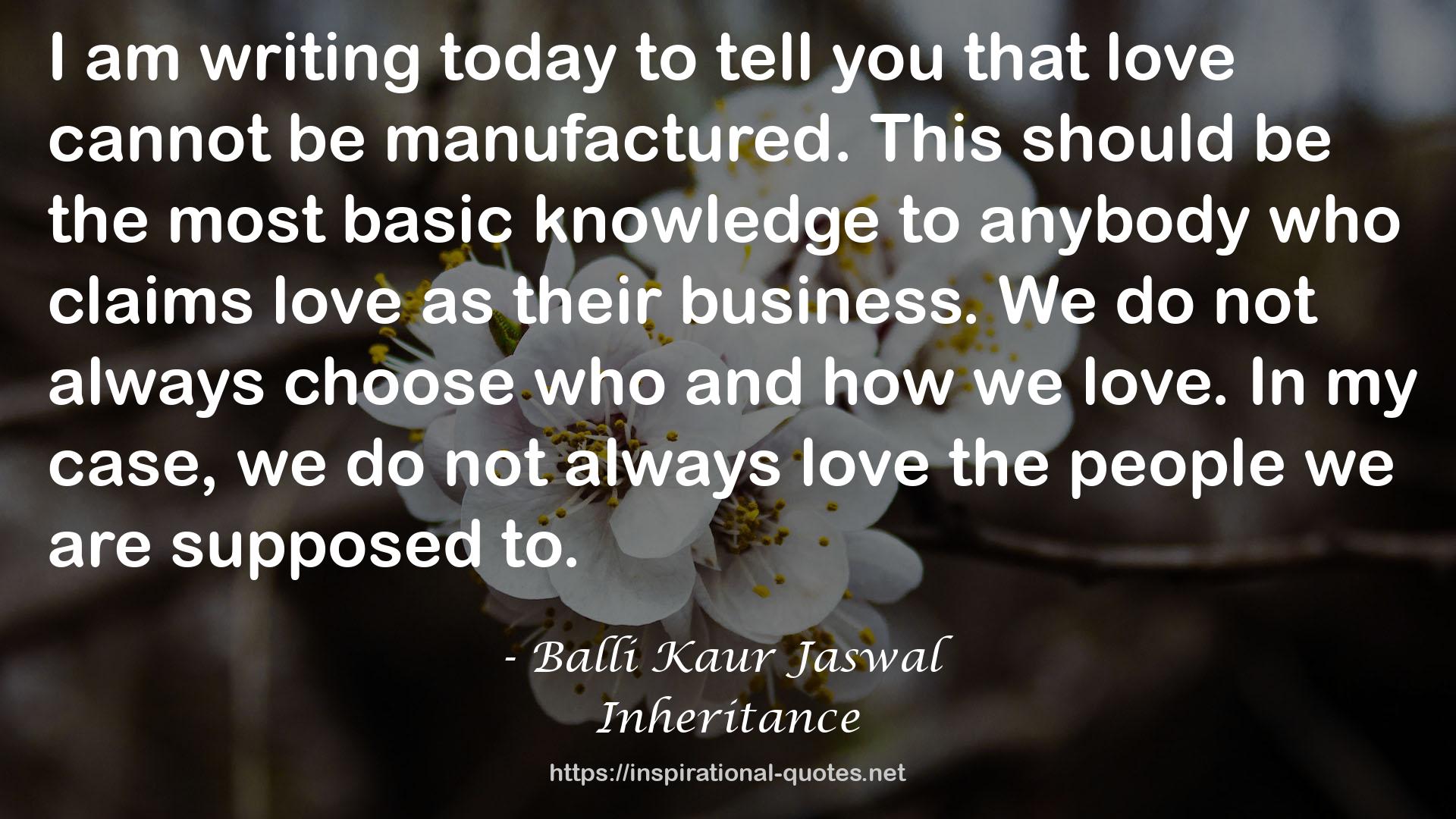 Balli Kaur Jaswal QUOTES