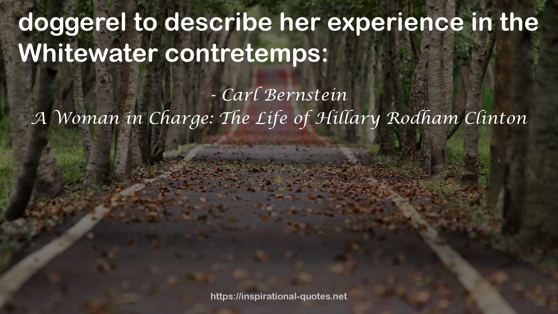 A Woman in Charge: The Life of Hillary Rodham Clinton QUOTES
