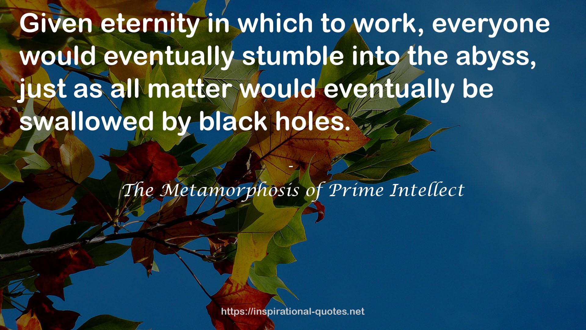 The Metamorphosis of Prime Intellect QUOTES