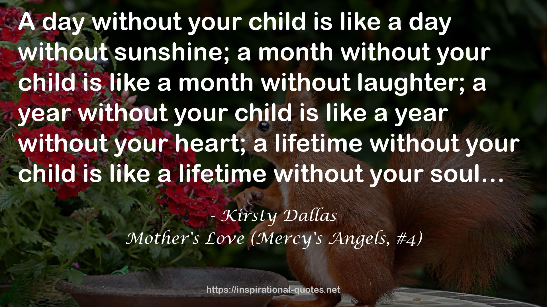 Mother's Love (Mercy's Angels, #4) QUOTES