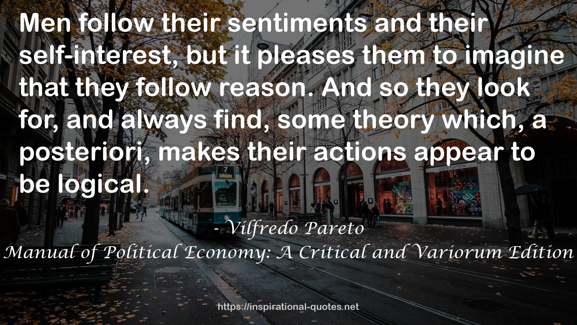 Manual of Political Economy: A Critical and Variorum Edition QUOTES