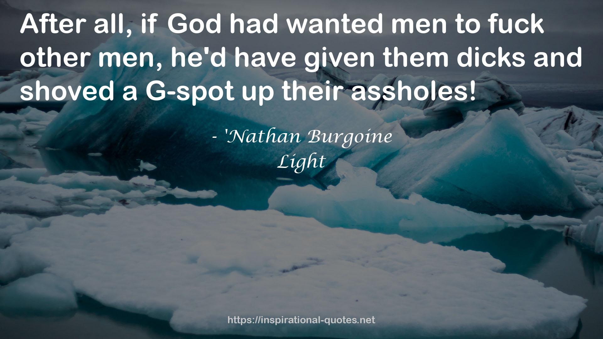 'Nathan Burgoine QUOTES