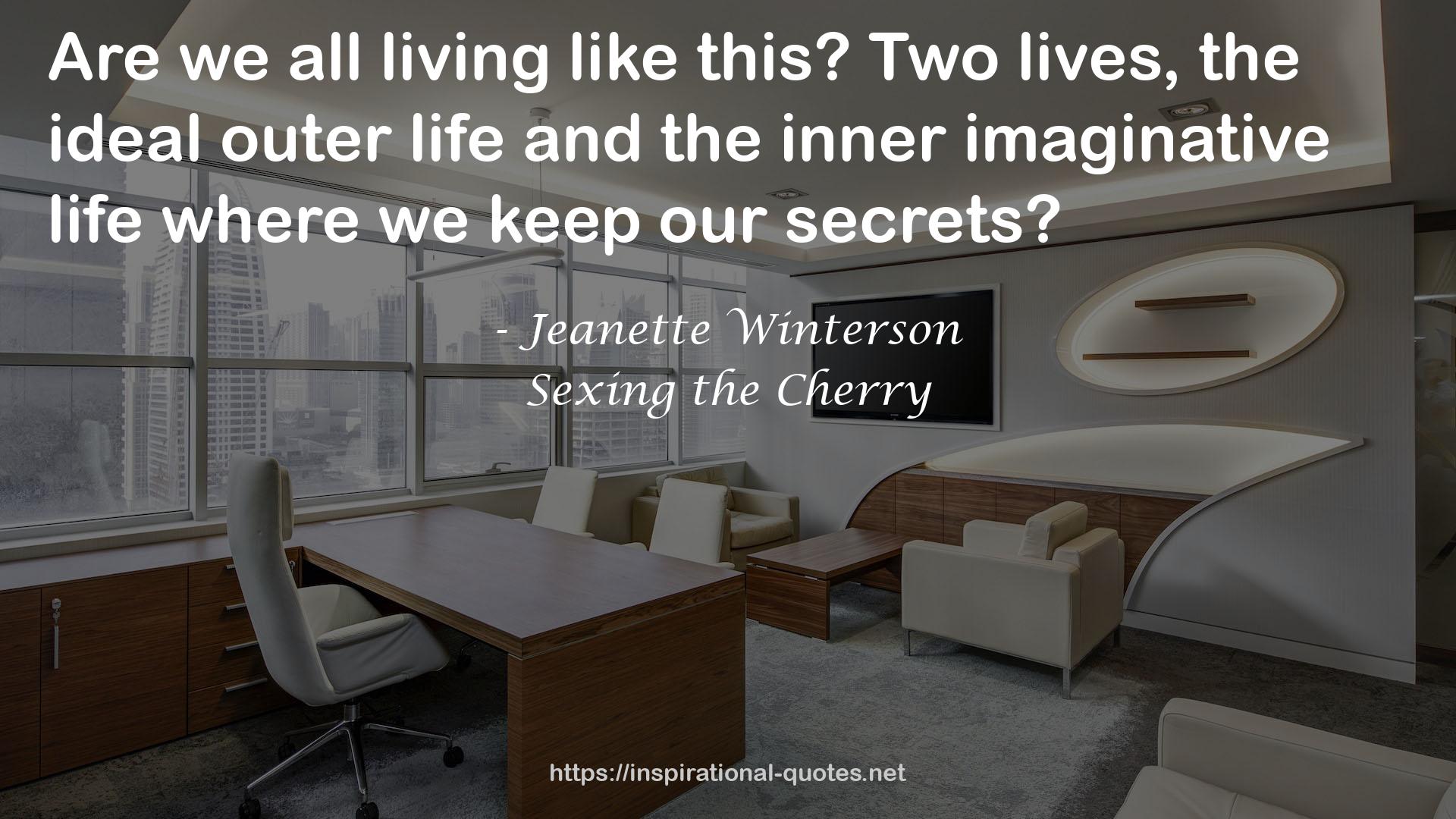 the inner imaginative life  QUOTES