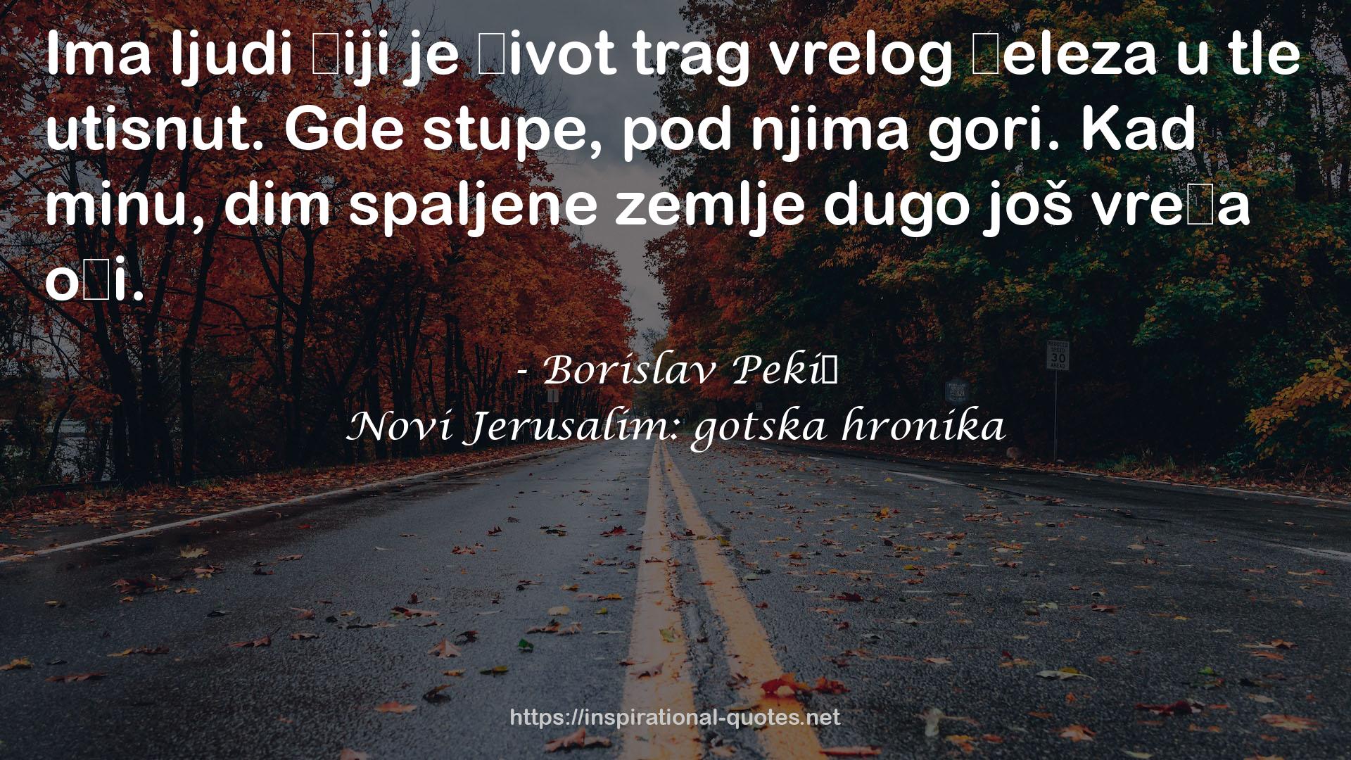 Novi Jerusalim: gotska hronika QUOTES