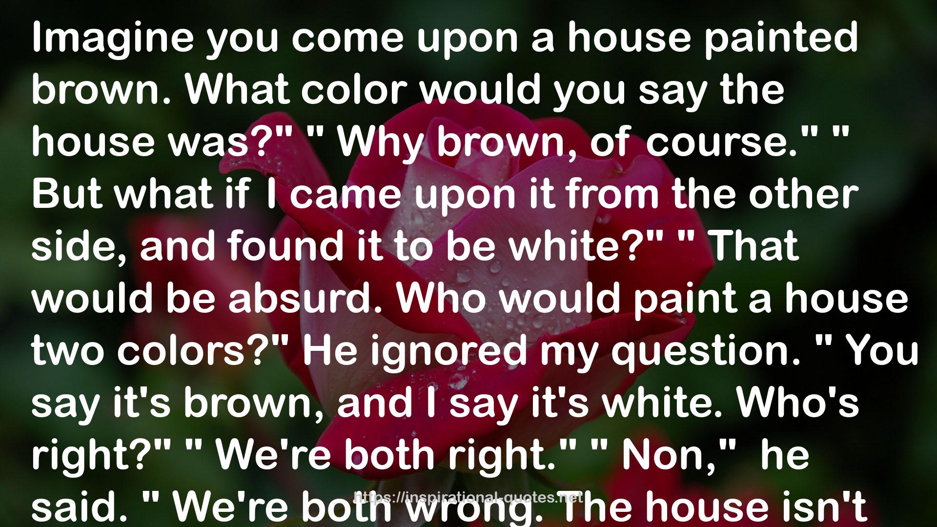 What color  QUOTES