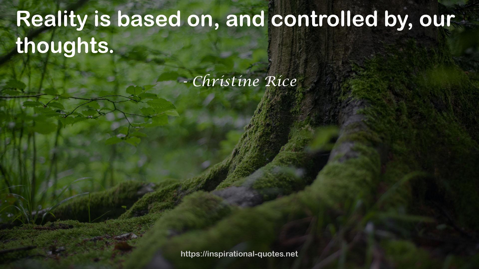 Christine Rice QUOTES