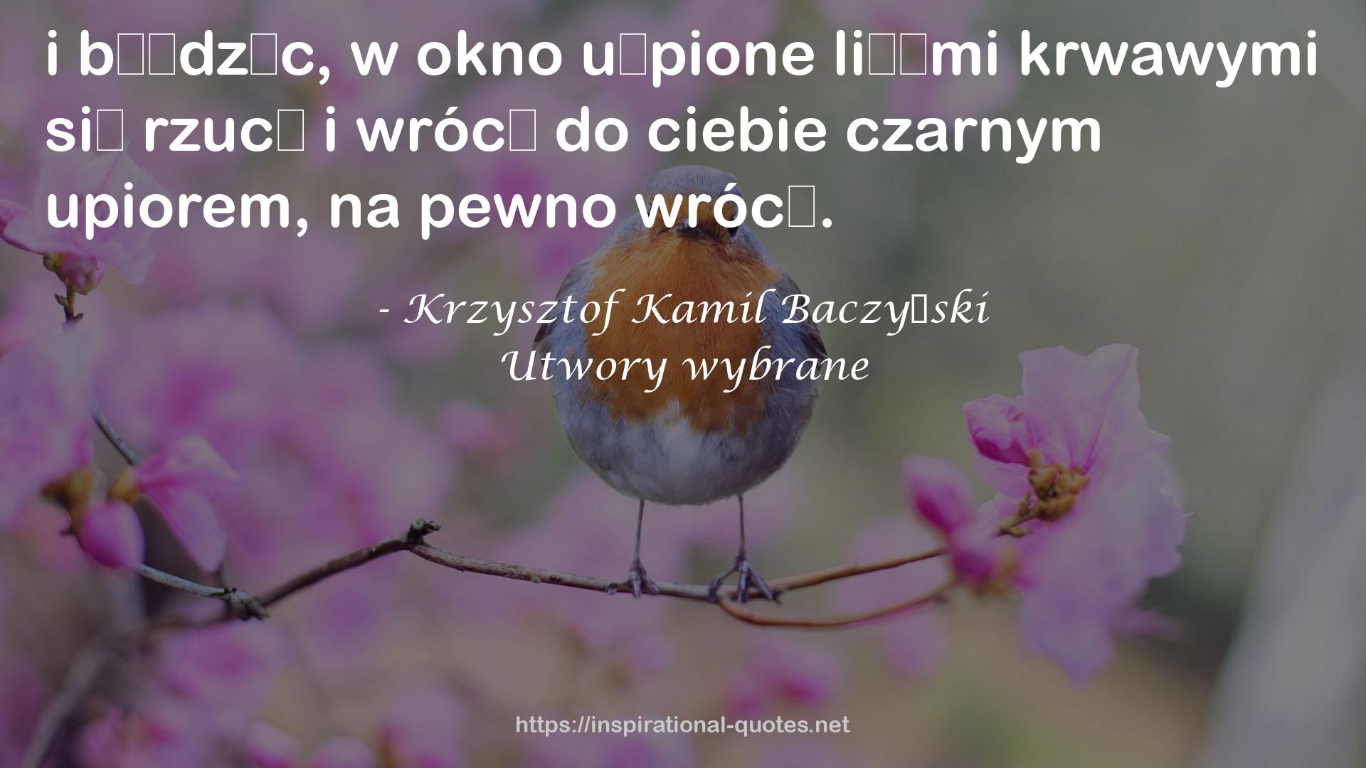 Utwory wybrane QUOTES