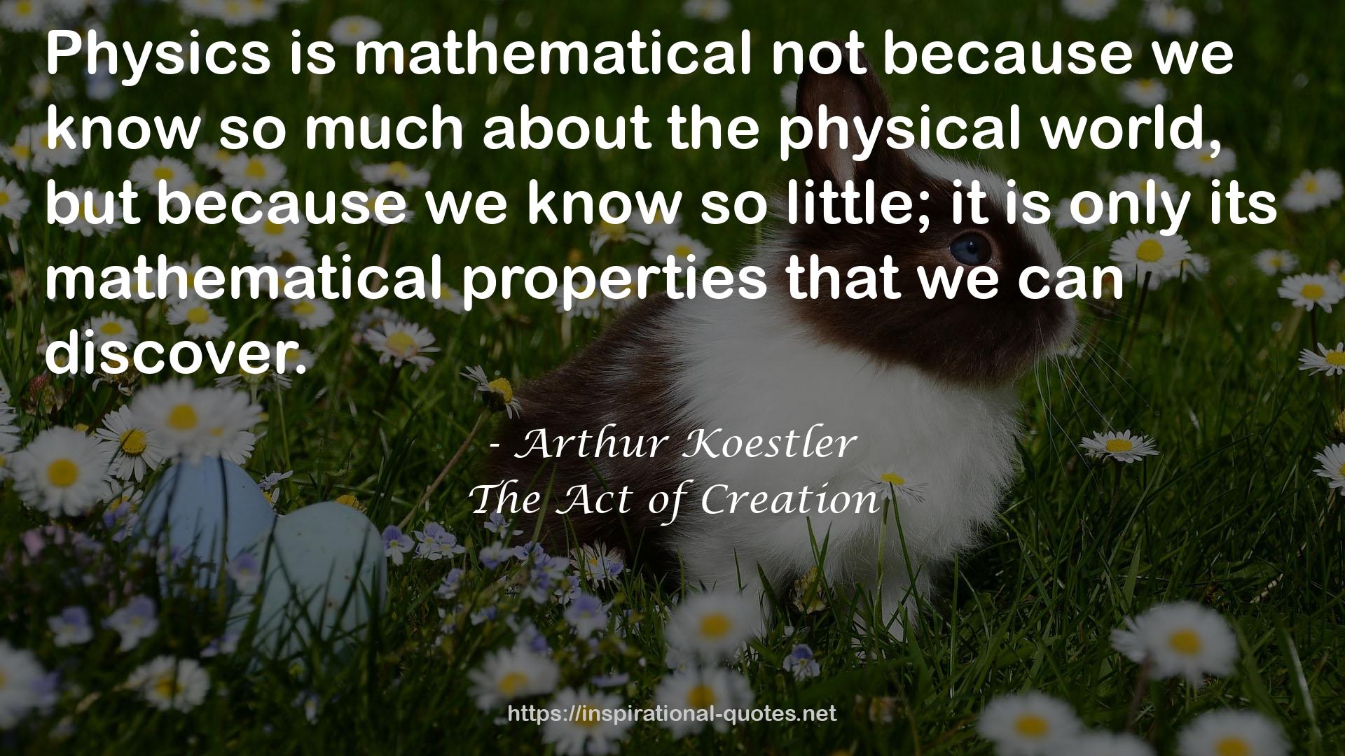 The Act of Creation QUOTES