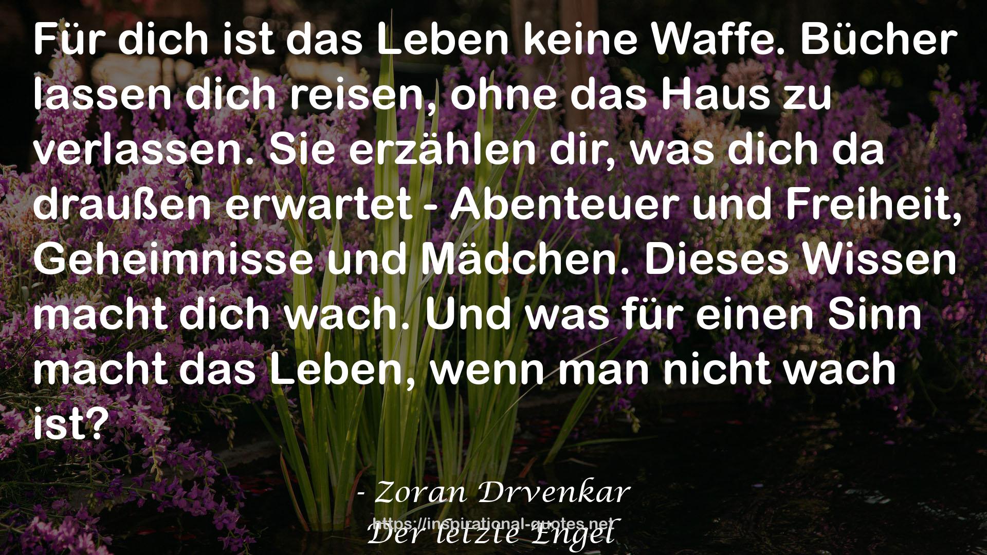 Der letzte Engel QUOTES