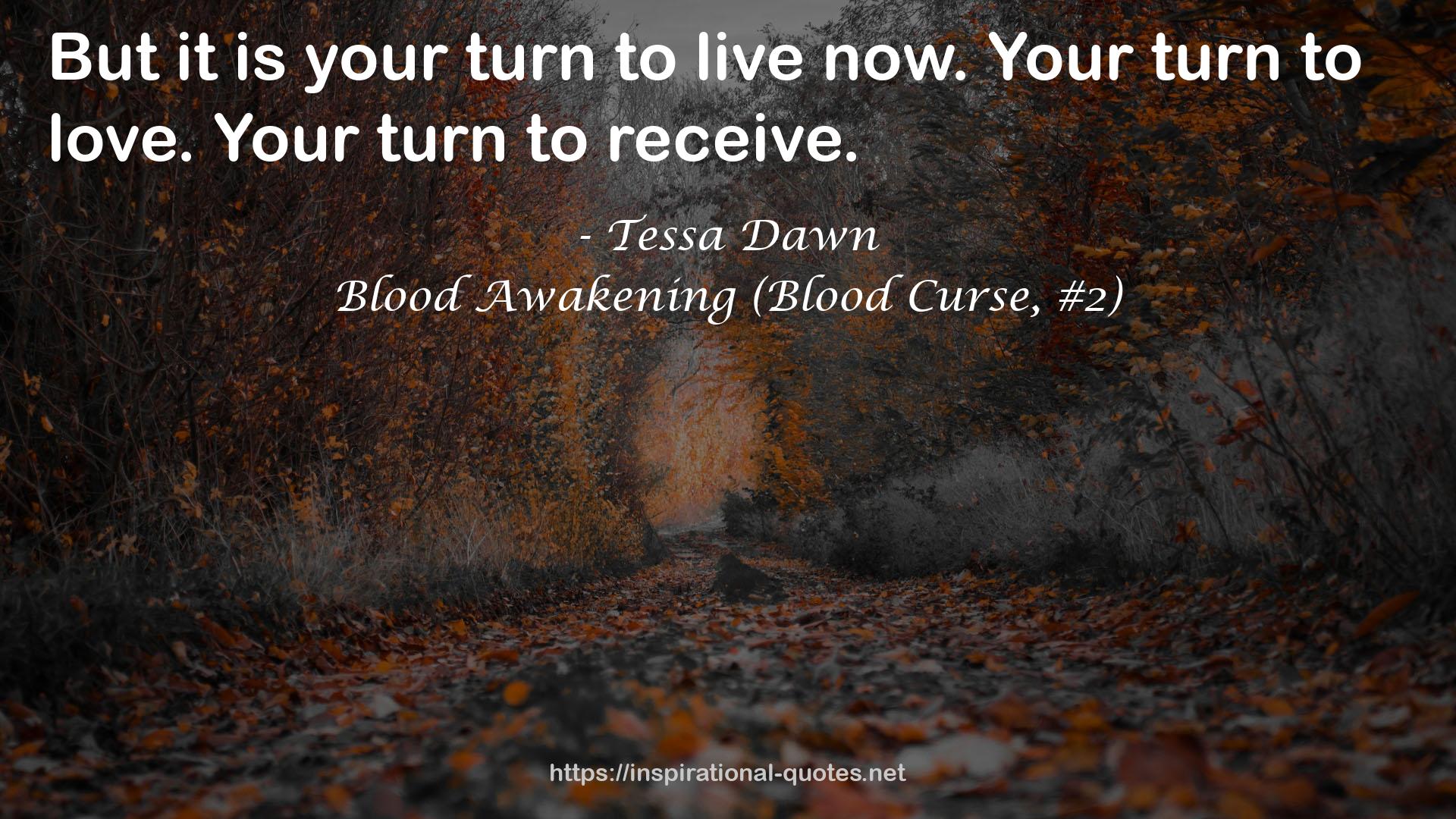 Blood Awakening (Blood Curse, #2) QUOTES