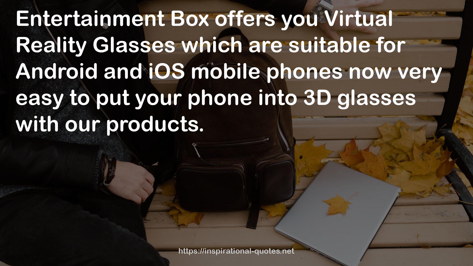 Virtual Reality Glasses  QUOTES