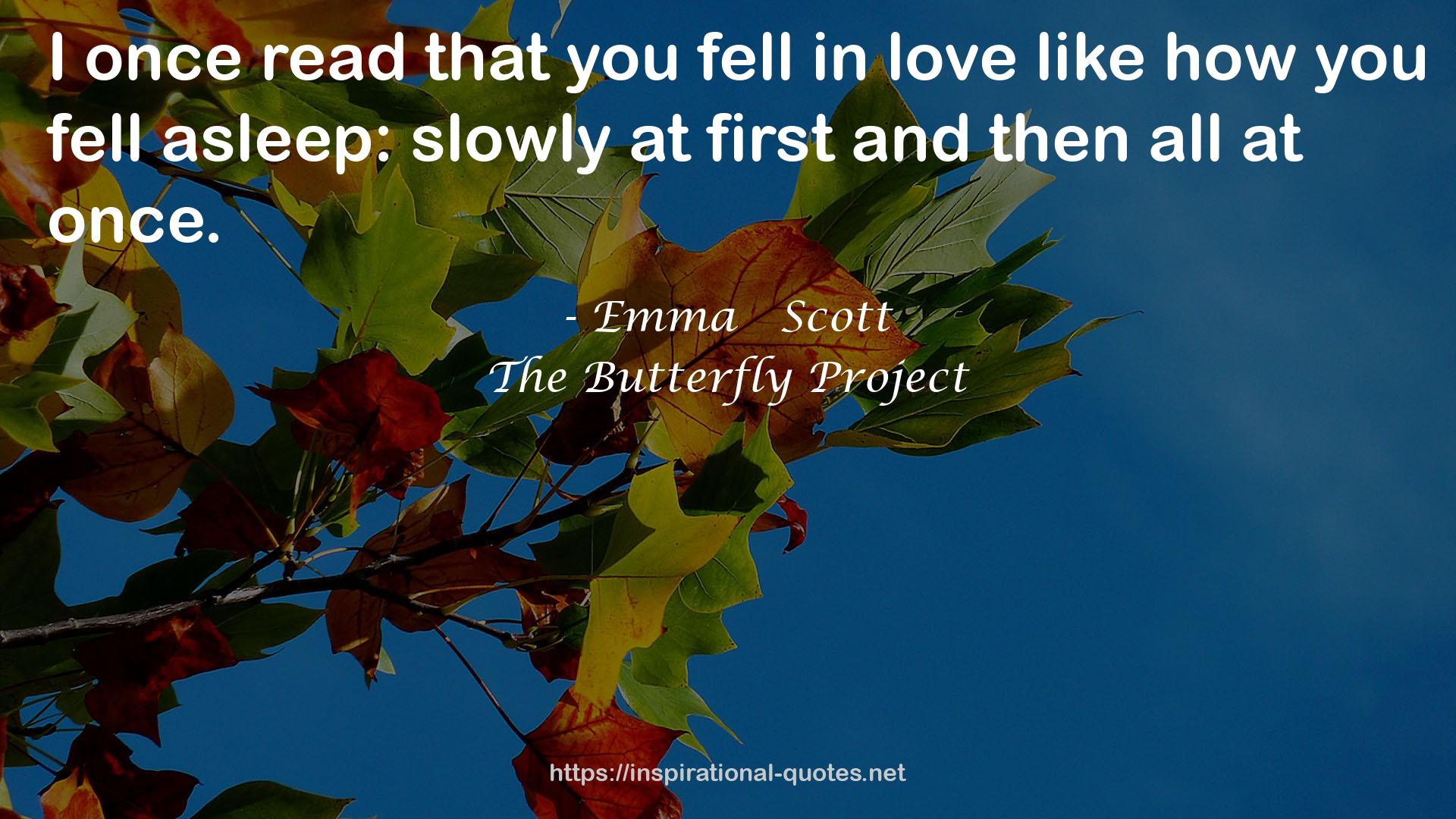 The Butterfly Project QUOTES