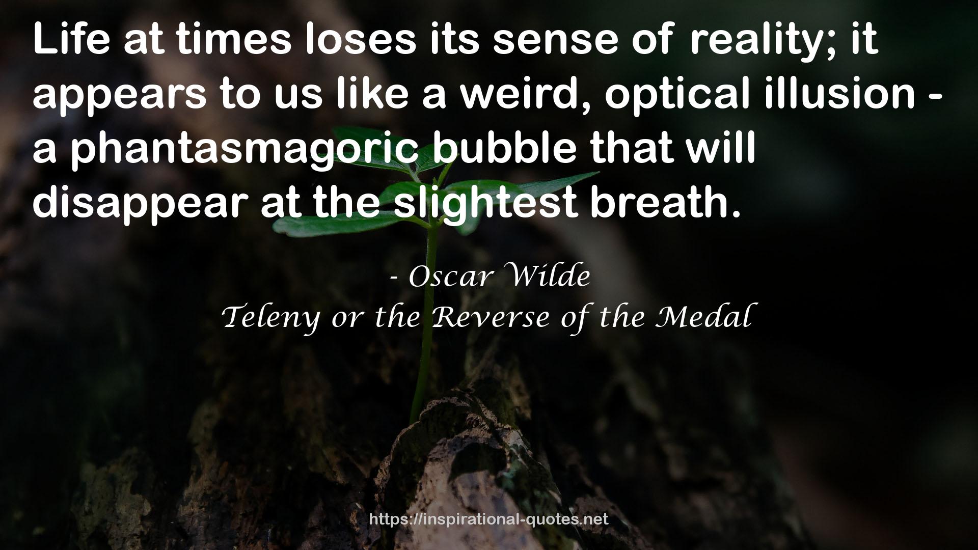 a weird, optical illusion  QUOTES