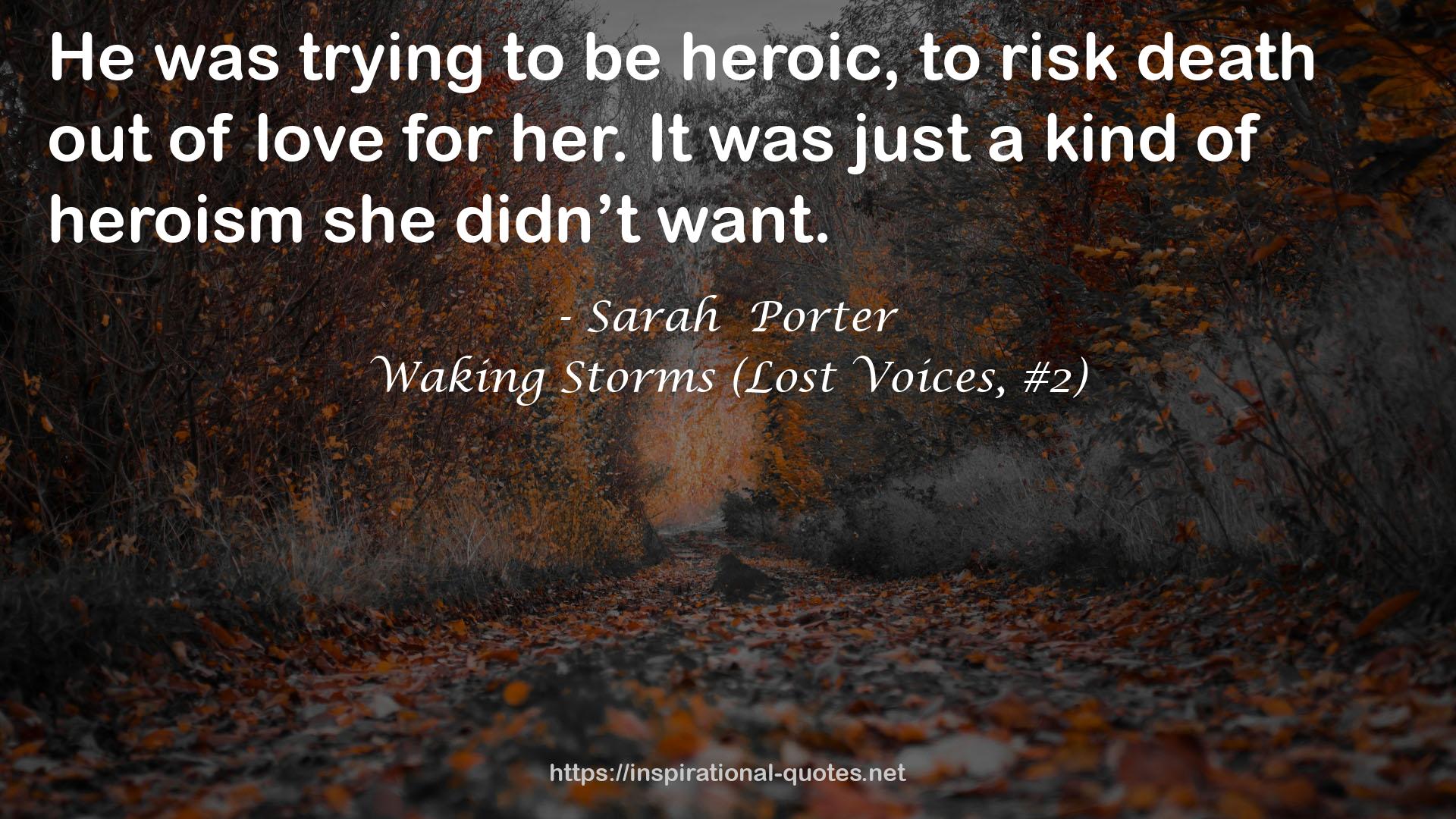 Waking Storms (Lost Voices, #2) QUOTES
