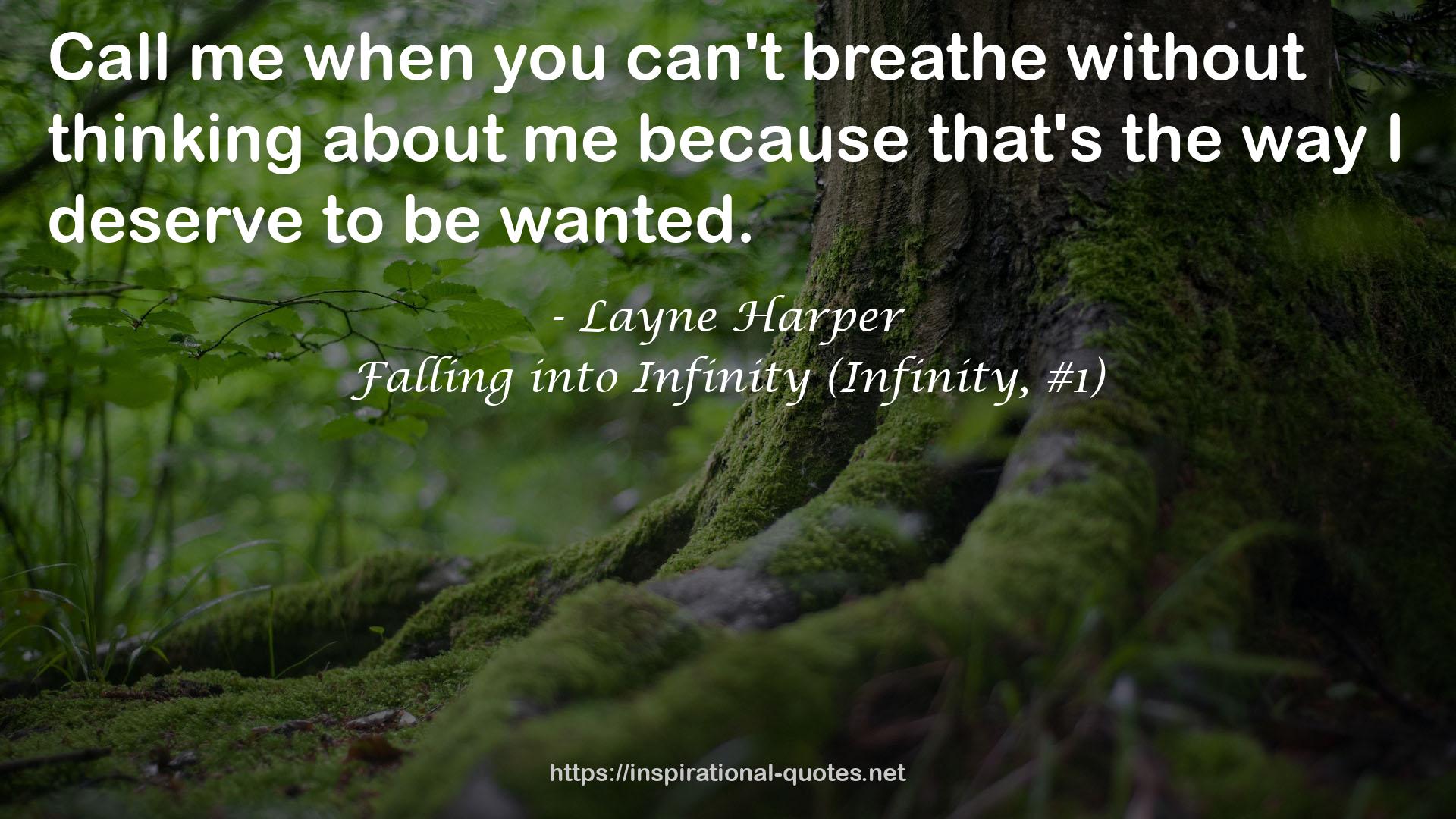 Falling into Infinity (Infinity, #1) QUOTES