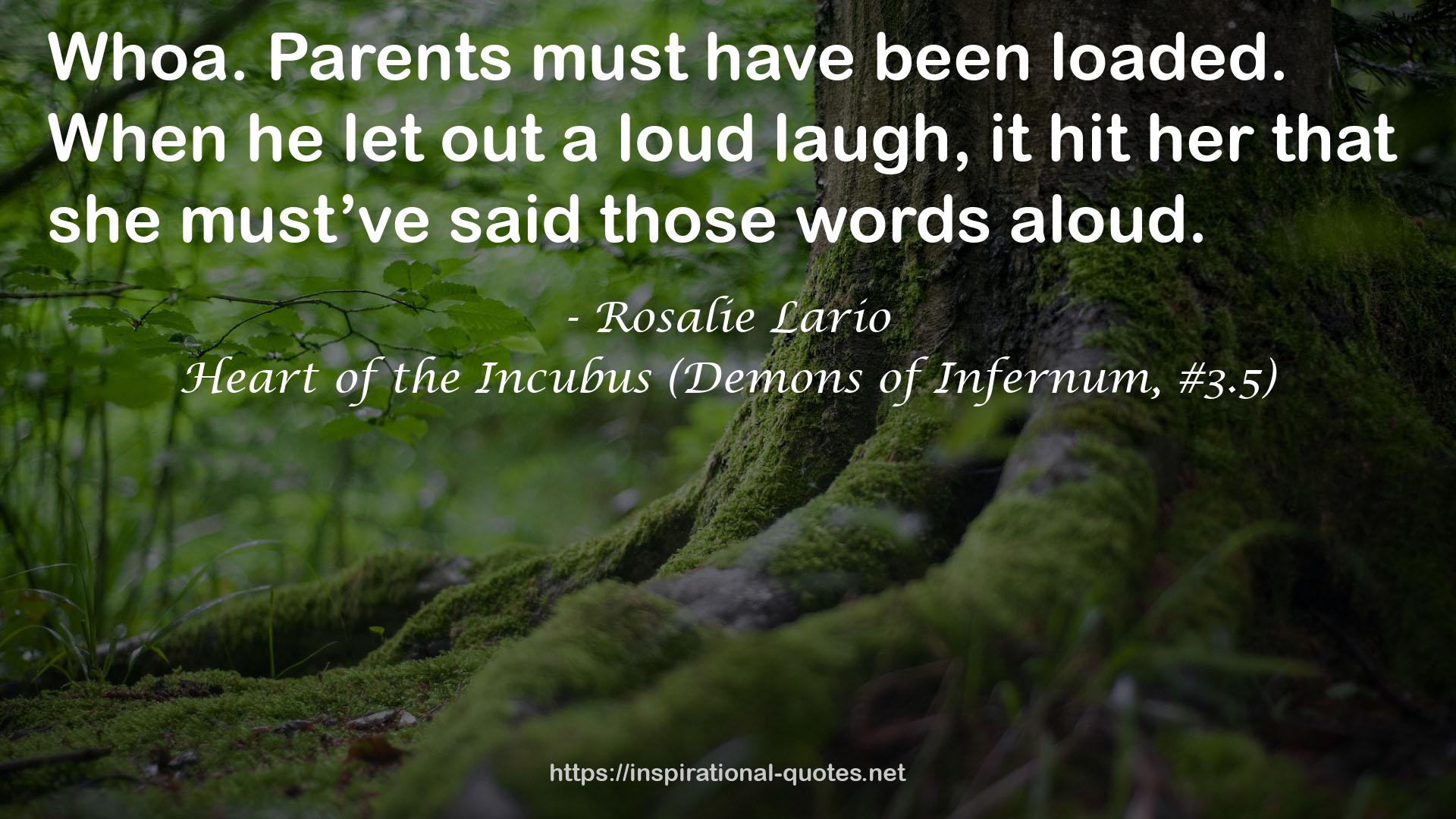 Heart of the Incubus (Demons of Infernum, #3.5) QUOTES