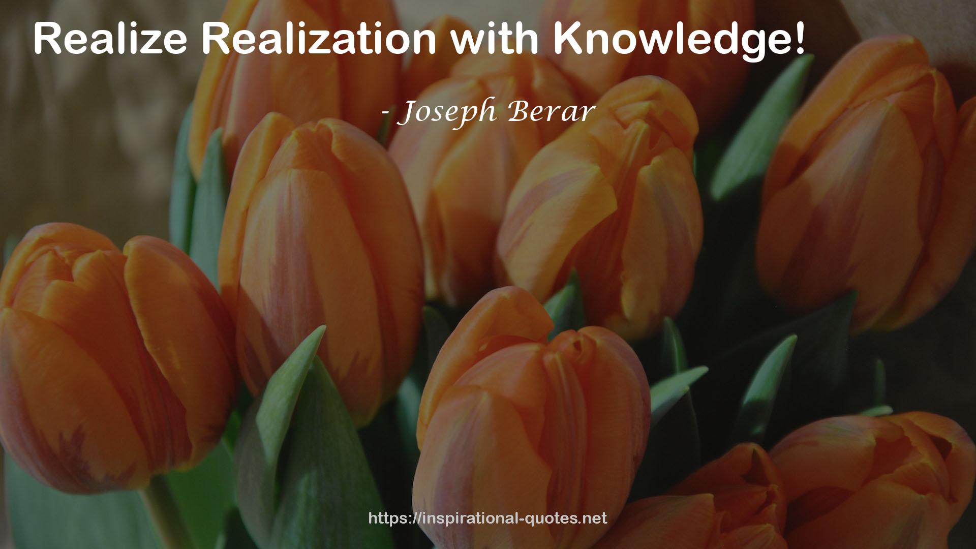 Joseph Berar QUOTES