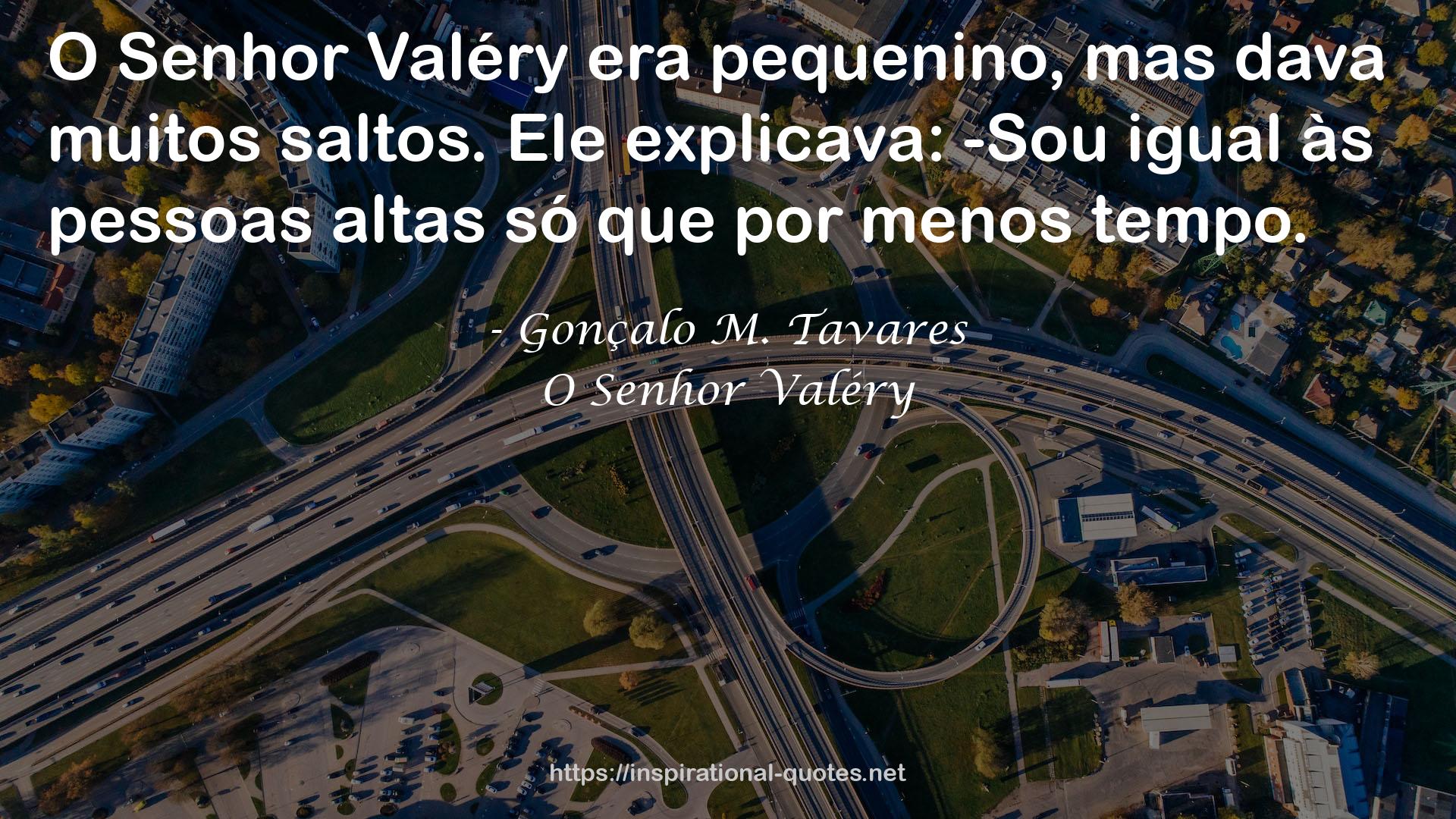 O Senhor Valéry QUOTES