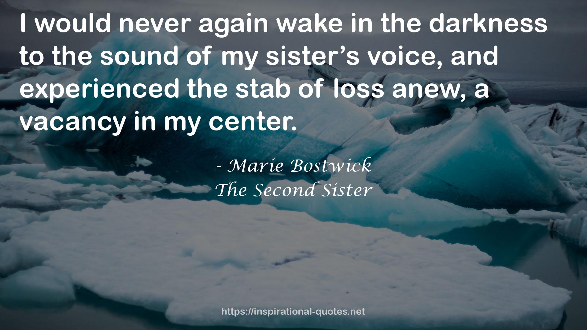 Marie Bostwick QUOTES