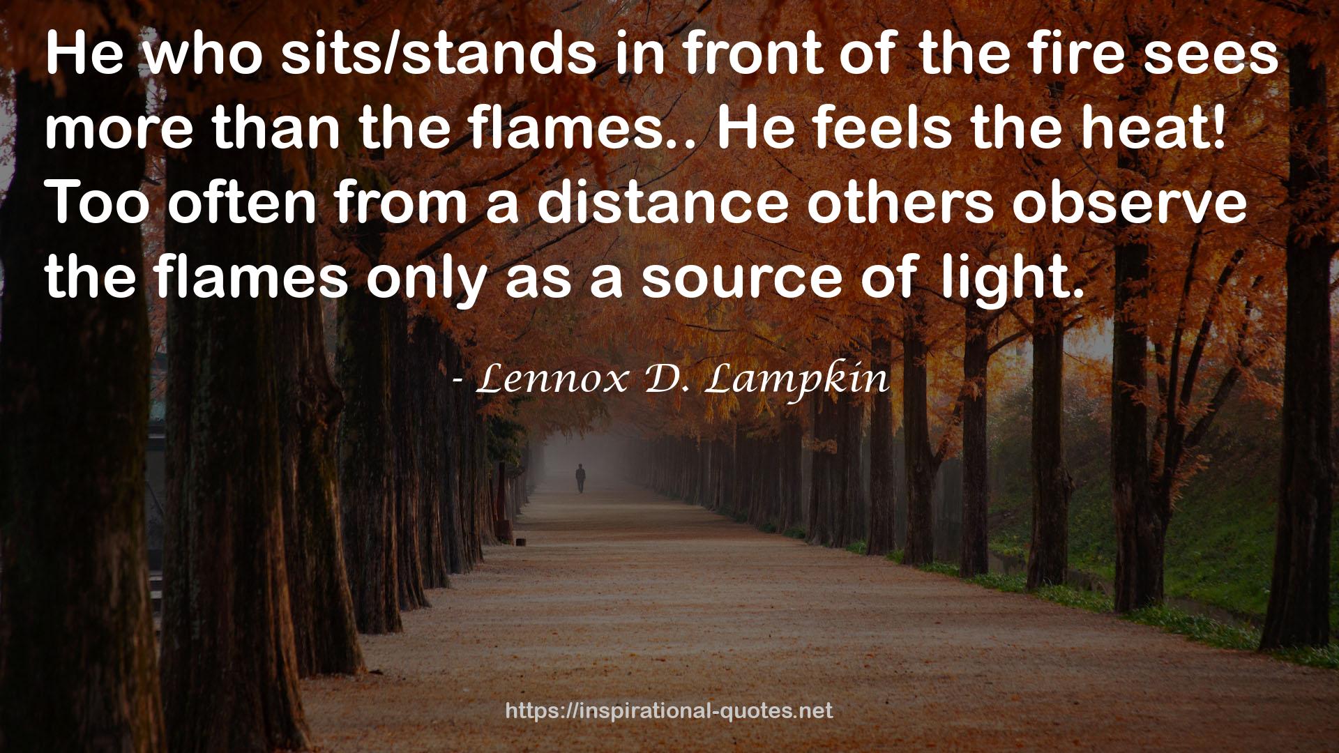 Lennox D. Lampkin QUOTES