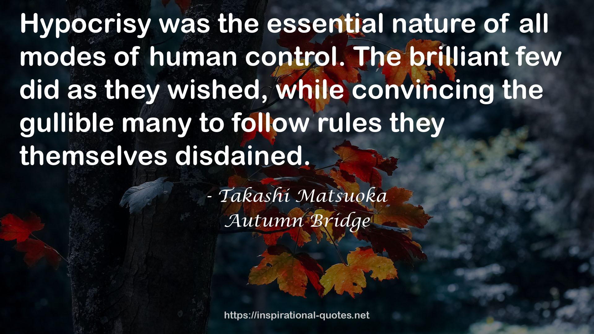 Autumn Bridge QUOTES