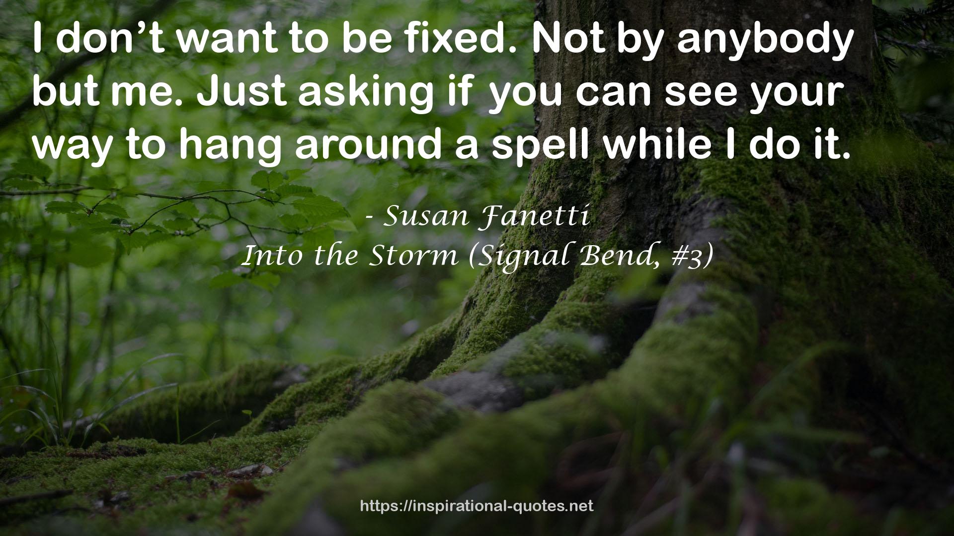 Into the Storm (Signal Bend, #3) QUOTES