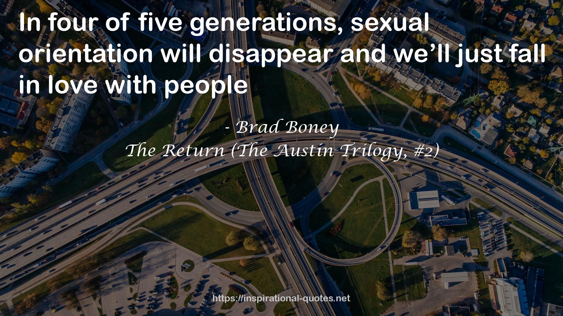 The Return (The Austin Trilogy, #2) QUOTES