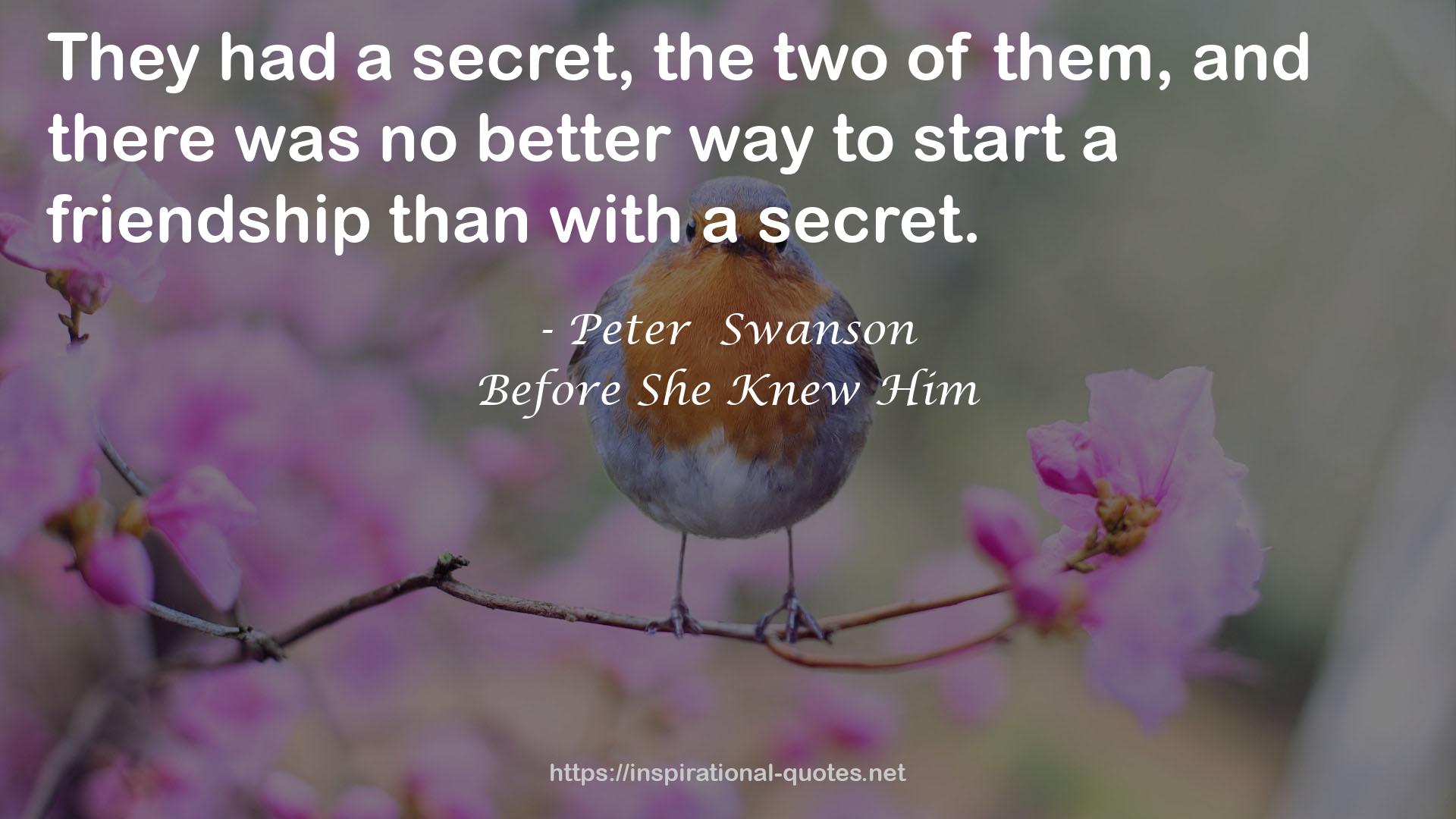 Peter  Swanson QUOTES